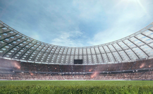 estádio da copa do mundo para simbolizar livro da copa do mundo
